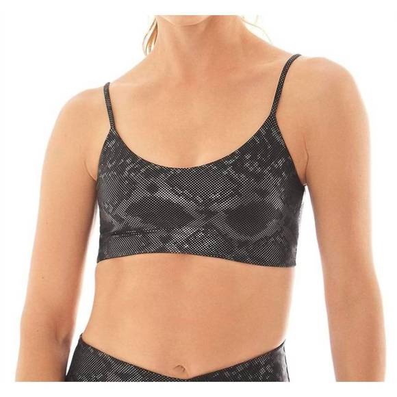 NEW MAAJI onyx ceci reversible low impact sports bra in black - Picture 3 of 3